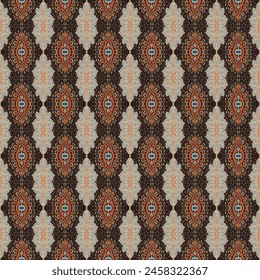 Vector damask seamless pattern. Victorian style Wallpaper. Tribal ethnic vector textures. Seamless pattern in Aztec style. Folk embroidery. Indian, Scandinavian, Gypsy, Mexican rug. African carpet.