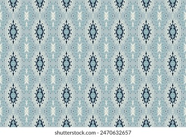 Vector damask seamless pattern. Victorian style Wallpaper. Tribal ethnic vector textures. Seamless pattern in Aztec style. Folk embroidery. Indian, Mexican rug. African carpet. Hand drawn, not AI