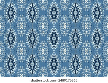 Vector damask seamless pattern. Victorian style Wallpaper. Tribal ethnic vector textures. Seamless pattern in Aztec style. Folk embroidery. Indian, Scandinavian, Gypsy, Mexican rug. African carpet.
