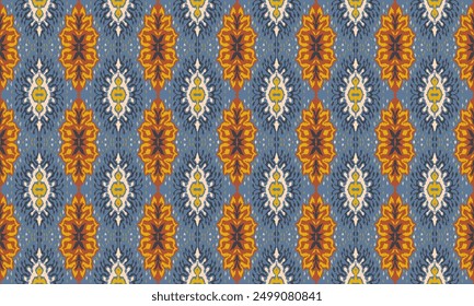 Vector damask seamless pattern. Victorian style Wallpaper. Tribal ethnic vector textures. Seamless pattern in Aztec style. Folk embroidery. Indian, Scandinavian, Gypsy, Mexican rug. African carpet.