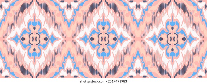 Vector damask seamless pattern. Victorian style Wallpaper. Tribal ethnic vector textures. Seamless pattern in Aztec style. Folk embroidery. Indian, Mexican rug. African carpet. Hand drawn, not AI
