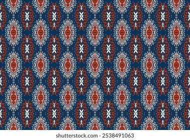 Vector damask seamless pattern. Victorian style Wallpaper. Tribal ethnic vector textures. Seamless pattern in Aztec style. Folk embroidery. Indian, Mexican rug. African carpet. Hand drawn, not AI