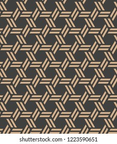 Vector damask seamless retro pattern background spiral polygon cross frame chain line. Elegant luxury brown tone design for wallpapers, backdrops and page fill.