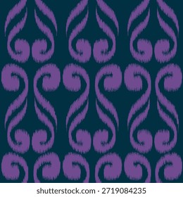 Elemento de plantilla de damasco de Vector. Diseño de patrón de adorno barroco floral. Antiguas motivo arabesco victoriano.
