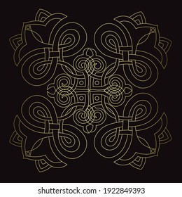 Vector damask vintage baroque ornament. Retro pattern antique style acanthus. Tile, wallpaper decor element.