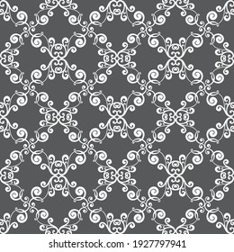 Vector damask vintage baroque ornament. Retro pattern antique style acanthus. Seamless pattern