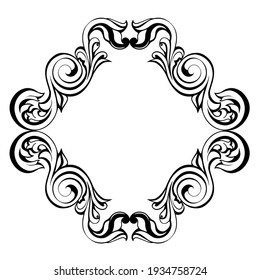 Vector damask vintage baroque ornament. Retro pattern antique style acanthus. Tile, wallpaper decor element.