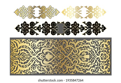 Vector damask vintage baroque scroll ornament swirl. Victorian monogram heraldic shield swirl.Retro floral leaf pattern border foliage antique  acanthus calligraphy engraved tattoo. Tile decor element