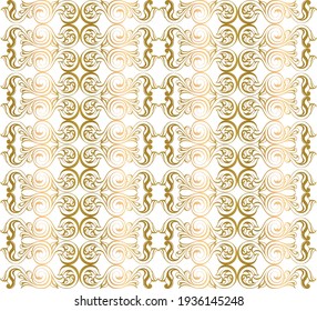 Vector damask vintage baroque scroll ornament swirl. Victorian monogram heraldic shield swirl.Retro floral leaf pattern border foliage antique  acanthus calligraphy engraved tattoo. Tile decor element
