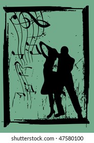 vector dancer poster