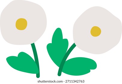 Vector dandelion icon. First blooming plant illustration. Floral clip art. Cute spring or Easter flower isolated on white background
