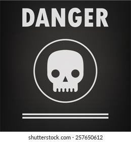 Vector danger background