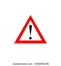 icono de peligro vector con fondo aislado y transparente