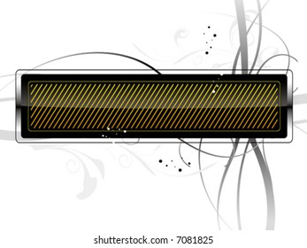 vector danger pattern black with yellow background