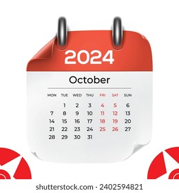 Vector Dare Panel Calender-2024 Design