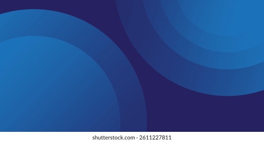 Vector dark blue background with circles. Applicable for gift card illustration simple