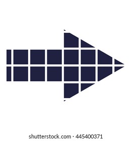 Vector dark blue icon arrow icon