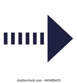 Vector dark blue icon arrow icon
