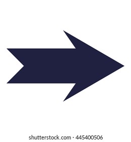 Vector dark blue icon arrow icon