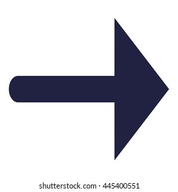Vector dark blue icon arrow icon