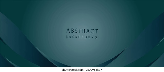 Vector dark blue line background curve element with white space for text and message design, overlapping layers, vector
