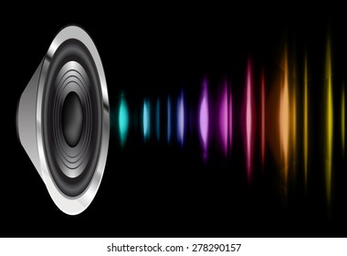 vector dark blue purple yellow sound wave, abstract pulse background. speaker. music. infographics. Technology background for computer graphic website internet and business.