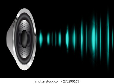 vector dark blue sound wave, abstract pulse background. speaker. music. infographics. Technology background for computer graphic website internet and business.