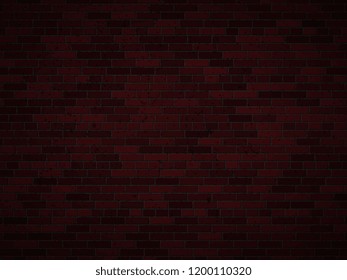 vector dark brick wall background