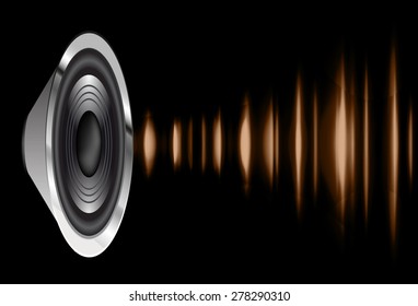 vector dark brown sound wave, abstract pulse background. speaker. music. infographics. Technology background for computer graphic website internet and business.