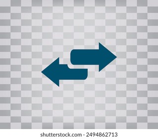 Vector de color oscuro sobre fondo gris a cuadros con degradado