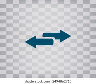Vector de color oscuro sobre fondo gris a cuadros con degradado