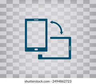 Vector de color oscuro sobre fondo gris a cuadros con degradado