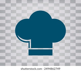 Vector dark color icon on gray checkered background with gradient