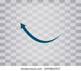 Vector dark color icon on gray checkered background with gradient