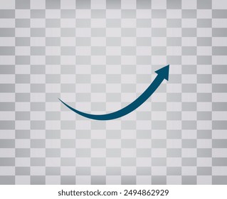 Vector dark color icon on gray checkered background with gradient