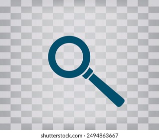 Vector dark color icon on gray checkered background with gradient