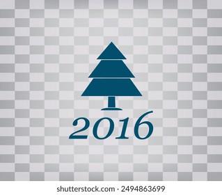 Vector dark color icon on gray checkered background with gradient