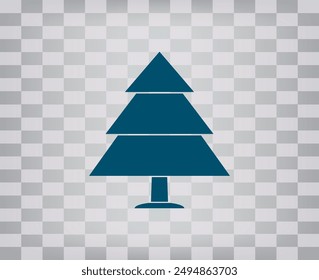 Vector dark color icon on gray checkered background with gradient