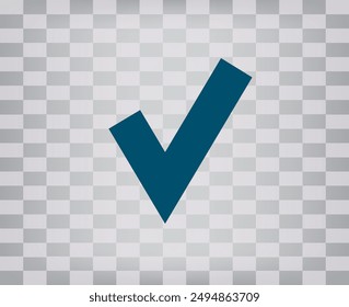 Vector dark color icon on gray checkered background with gradient