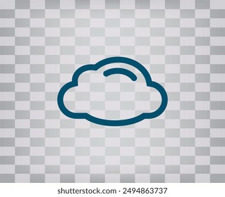 Vector dark color icon on gray checkered background with gradient