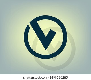 Vector dark color icon with shadow on gray background