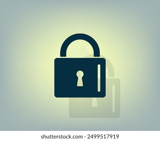 Vector de color oscuro con sombra sobre fondo gris
