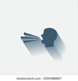 Vektorsymbol mit dunkler Farbe und Schatten auf hellem Hintergrund