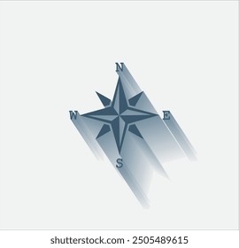 Vector dark color icon with shadow on light background