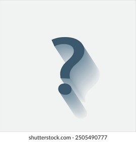 Vector de color oscuro con sombra sobre fondo claro