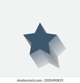 Vector de color oscuro con sombra sobre fondo claro