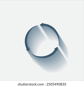 Vector dark color icon with shadow on light background