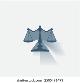 Vector dark color icon with shadow on light background