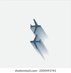 Vector dark color icon with shadow on light background