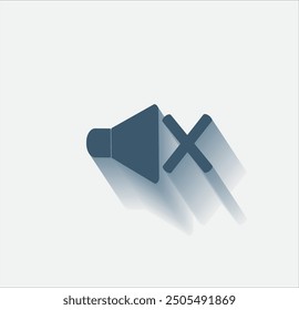 Vector de color oscuro con sombra sobre fondo claro